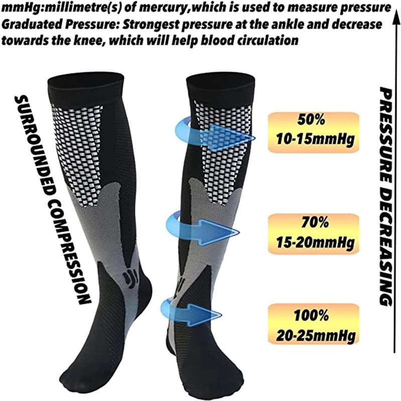 3 Pairs/Pack Compression Socks - Sports Socks review and price