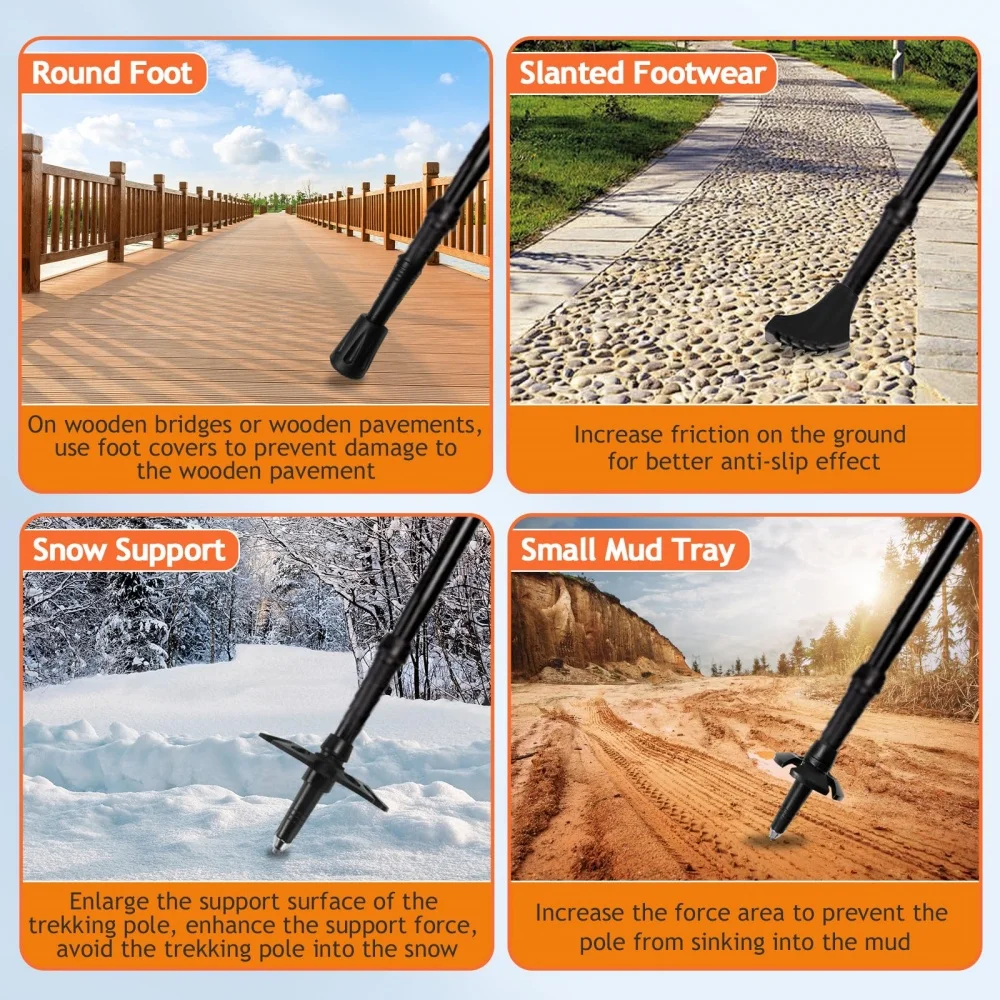 2 Pack Lightweight Foldable Tr - Trekking Pole Carbon review and price