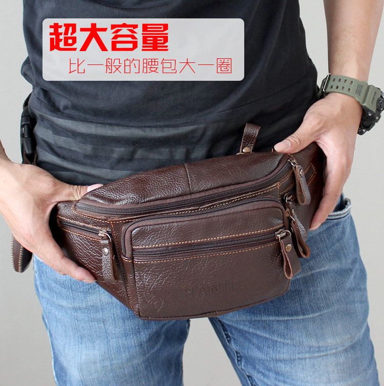 Genuine Cowhide Leather Waist  - Running Belt review and price