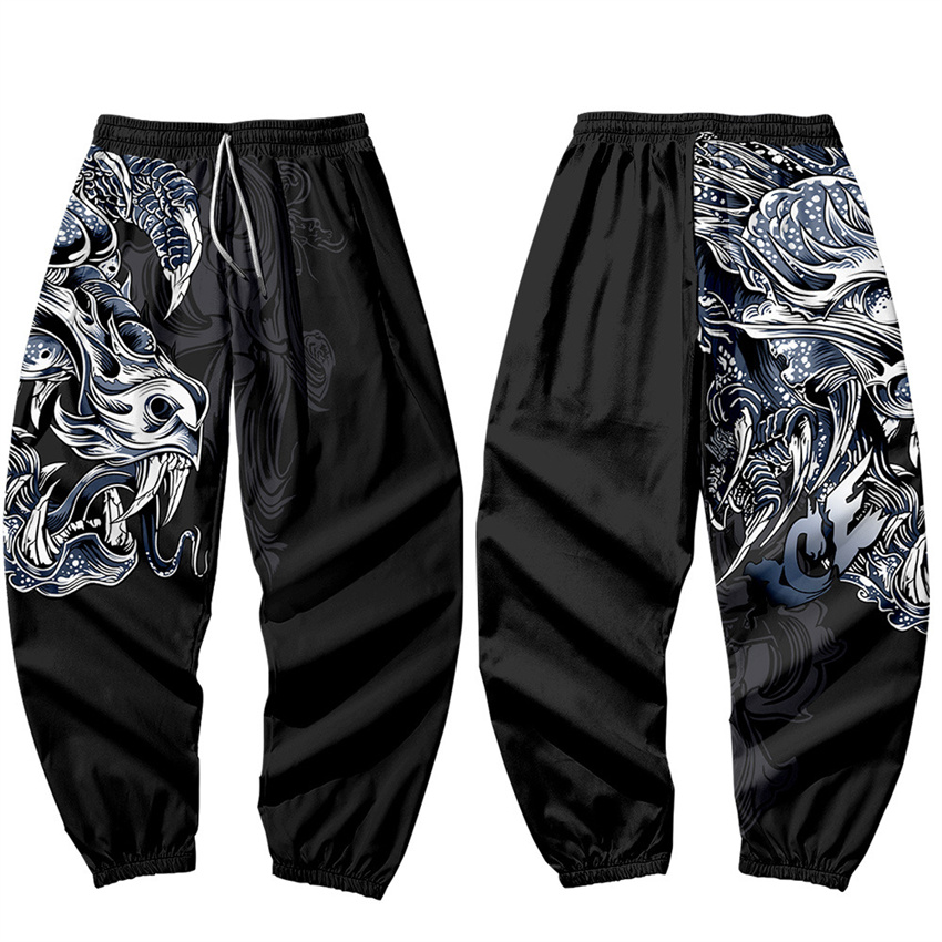 3D Chinese Dragon Harem Pants  - Joggers Pants review and price