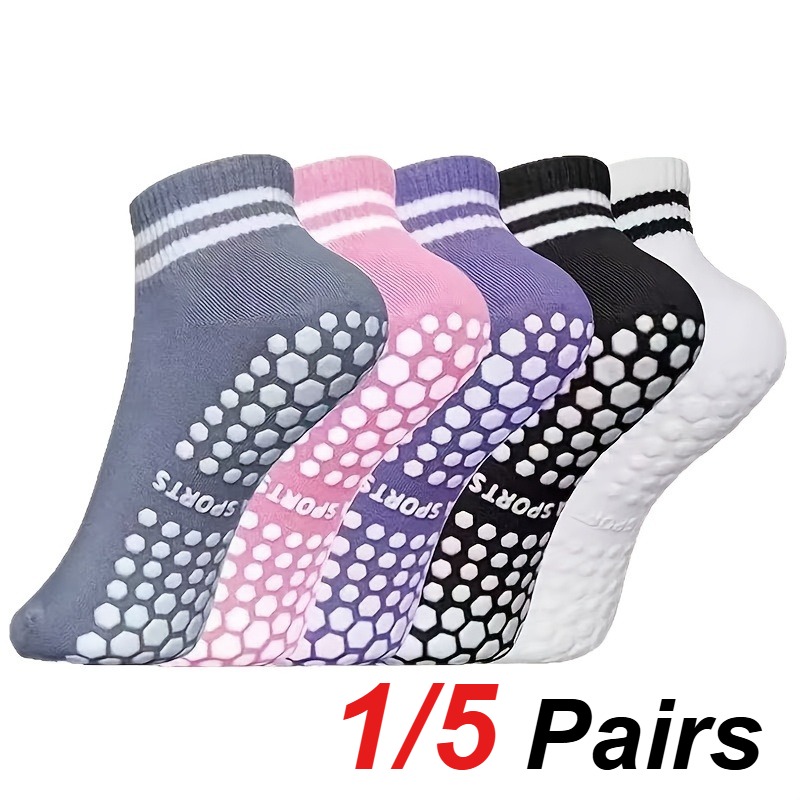 1/5 Pair Women's Silicone Anti - Sports Socks review and price