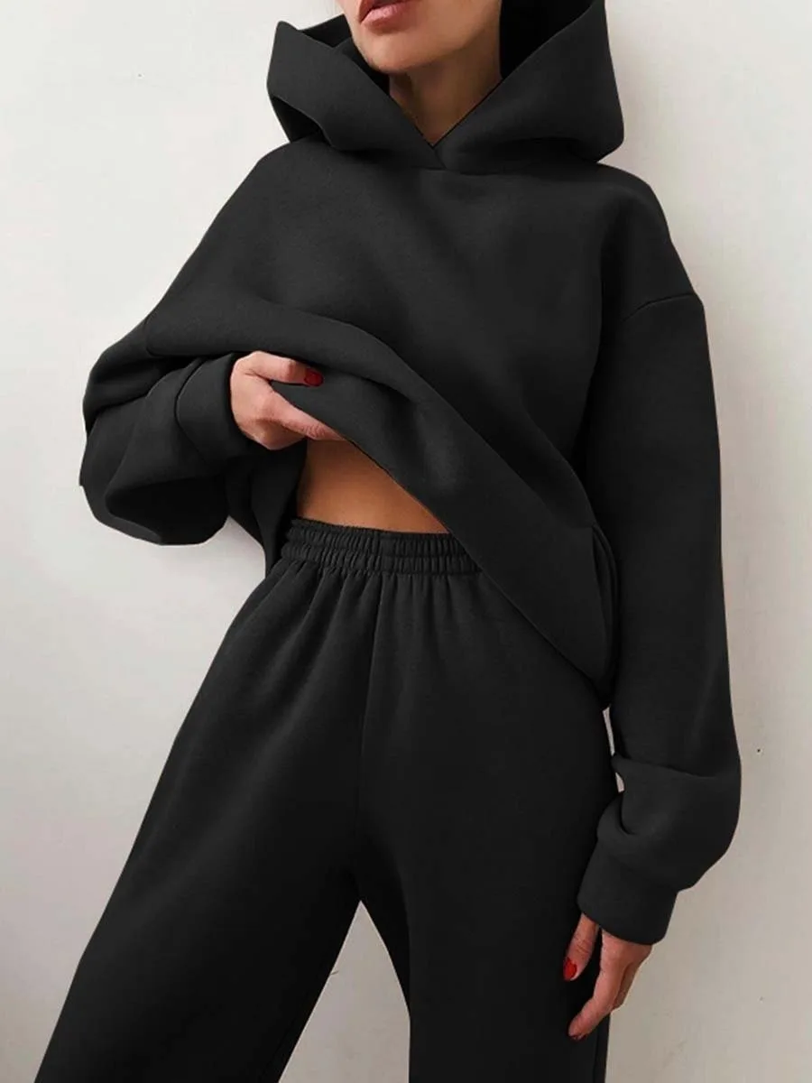 Autumn Winter Women 2 Piece Ou - Joggers Pants review and price