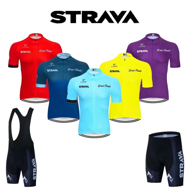 Strava Bike Jersey Set Summer  - Race Bib review and price