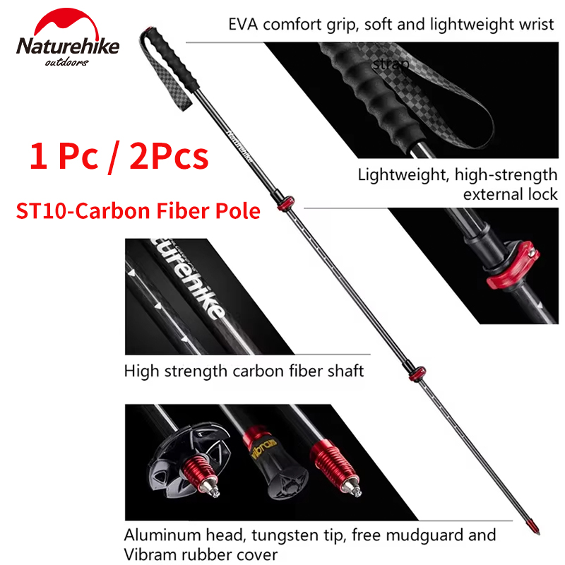 Naturehike ST10 Carbon Fiber T - Trekking Pole Carbon review and price